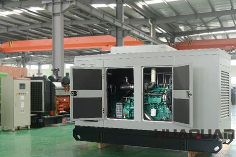 陜北現(xiàn)肉夾饃式大樓 華全發(fā)電機(jī)組也趕來(lái)湊趣